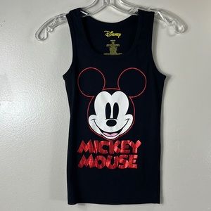Disney Mickey Mouse black tank top Women’s size small S/CH -Small 3/5